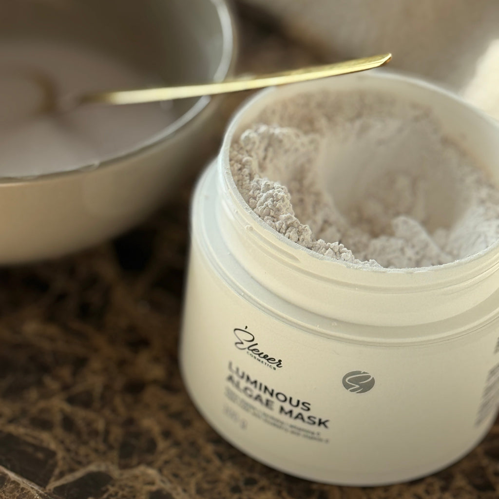 Maschera luminosa alle alghe